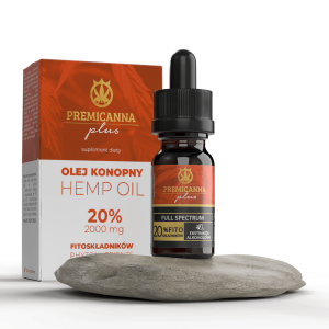 Zertifiziertes CBD-Öl 20% PLUS 4% CBG - Hanföl 2000 mg.
