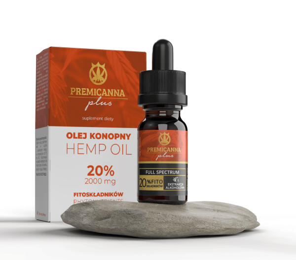 Zertifiziertes CBD-Öl 20% PLUS 4% CBG - Hanföl 2000 mg.