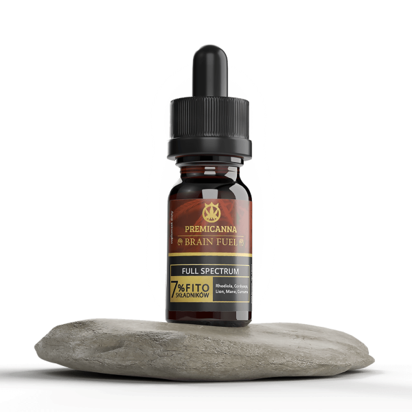 Getestetes CBD Brain Fuel Öl mit Rhodiola, Cordyceps, Löwenmähne, Curcuma