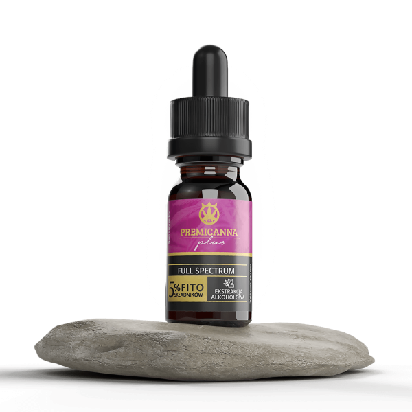 Premicanna PLUS Zertifiziertes CBD-Öl 10% CBD-Hanföl, angereichert mit CBG
