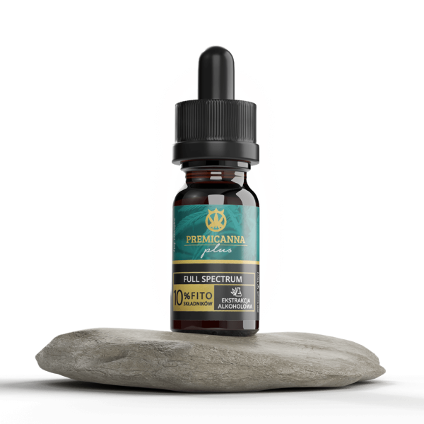 Premicanna PLUS Zertifiziertes CBD-Öl 10% CBD-Hanföl, angereichert mit CBG.
